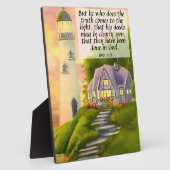 Plaque Photo John 3:21   (Côté)