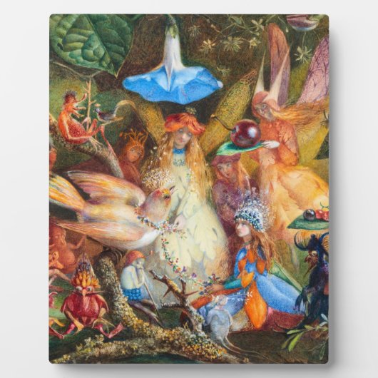 Plaque Photo John Anster Fitzgerald The Fairies Favourite 1860 (Devant)