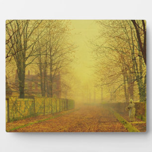 Plaque Photo John Atkinson Grimshaw Evening Glow, c.1884 (hui