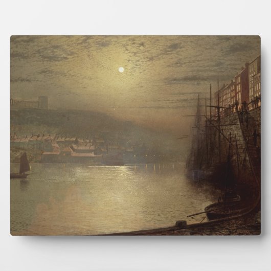 Plaque Photo John Atkinson Grimshaw | Whitby (Devant)