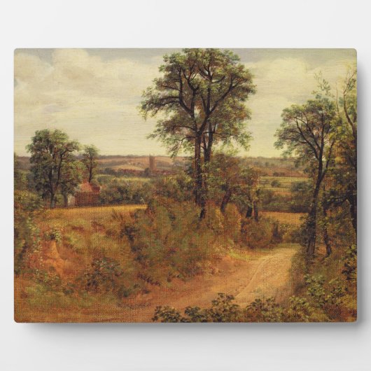 Plaque Photo John Constable | A Lane near Dedham, c.1802 (Devant)