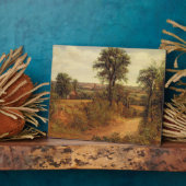 Plaque Photo John Constable | A Lane near Dedham, c.1802 (Côté)