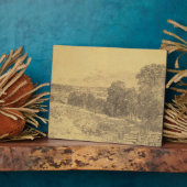 Plaque Photo John Constable | Esquisse pour l'entrée de peintur (Côté)