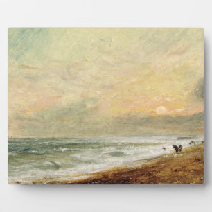 Plaque Photo John Constable Hove Beach, c.1824 (huile sur pap
