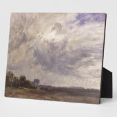 Plaque Photo John Constable | Paysage avec ciel gris venteux, c (Côté)