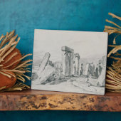 Plaque Photo John Constable | Stonehenge, Wiltshire, 1820 (dess (Côté)