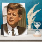 Plaque Photo John F Kennedy (Côté)