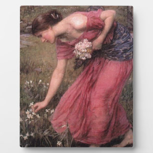 Plaque Photo John William Waterhouse - Narcissus - Beaux-Arts