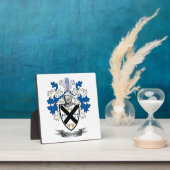 Plaque Photo Johnston Family Crest Coat of Arms (Insitu)