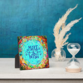 Plaque Photo Joli Floral faire un Anniversaire désiré (Insitu)