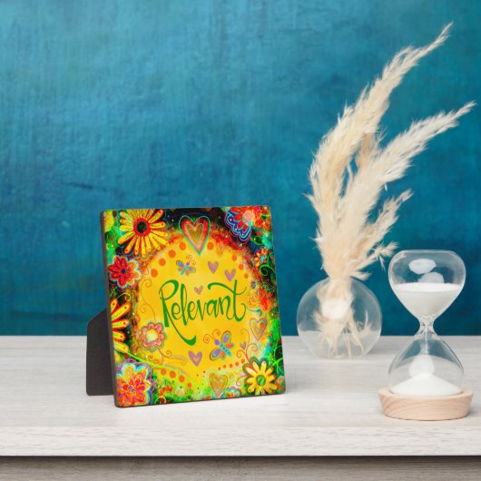 Plaque Photo Joli Inspirant Pertinent Inspiritisme Floral Easel (Insitu)