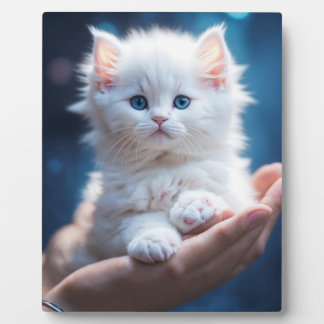 Plaque Photo Joli petit chaton design frameurs