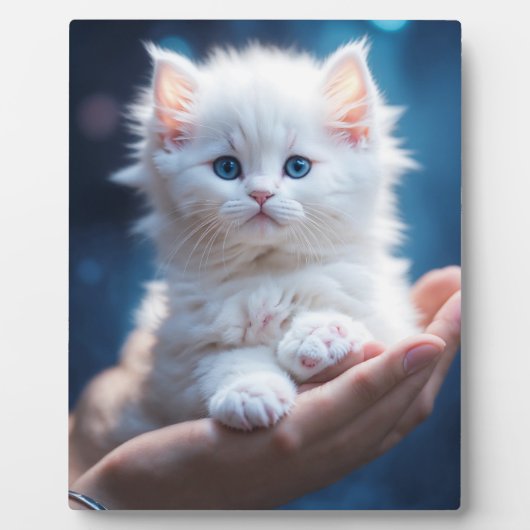 Plaque Photo Joli petit chaton design frameurs (Devant)