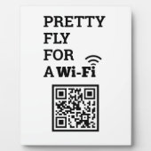 Plaque Photo Joli vol pour une analyse Wifi pour connecter le c (Devant)