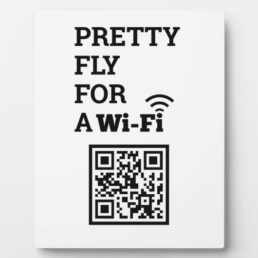 Plaque Photo Joli vol pour une analyse Wifi pour connecter le c (Devant)