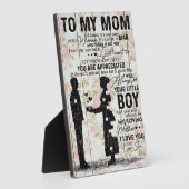 Plaque Photo Jolie Citation À Ma Mère, Maman Présente (Côté)