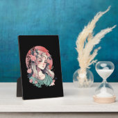 Plaque Photo Jolie Fille d'Anime (Côté)