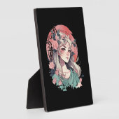 Plaque Photo Jolie Fille d'Anime (Côté)