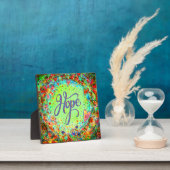 Plaque Photo Jolie florale Inspiration de l'espoir Inspirivité (Insitu)