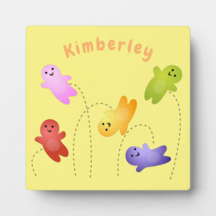 Plaque Photo Jolie gelée bébés bonbons bonbons dessin animé