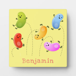 Plaque Photo Jolie jellybeans bondissant dessin animé