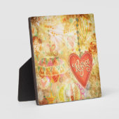 Plaque Photo Jolie joie Noël Ornament Inspirivée (Recto)