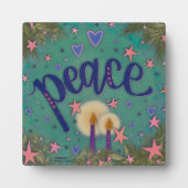Plaque Photo Jolie Peace Candle Stars Inspirivity Easel (Devant)