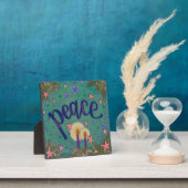 Plaque Photo Jolie Peace Candle Stars Inspirivity Easel (Insitu)