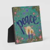 Plaque Photo Jolie Peace Candle Stars Inspirivity Easel (Recto)