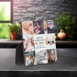 Plaque Photo Jolie première fête des mères maman   Collage phot