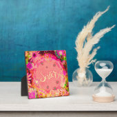 Plaque Photo Jolie Soeur Florale Rose Inspirivée (Insitu)