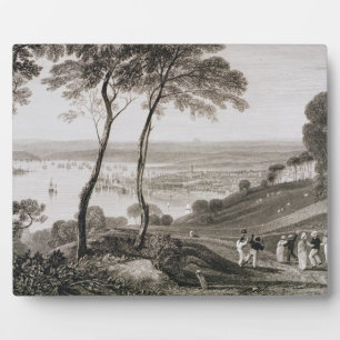 Plaque Photo Joseph Mallord William Turner Plymouth Dock de