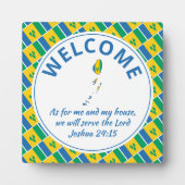 Plaque Photo Joshua 24:15 ST VINCENT DRAPEAU (Devant)