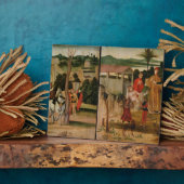 Plaque Photo Joshua aux murs de Jéricho (Côté)