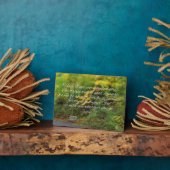 Plaque Photo Josué 1:9 Bible Verse Écriture chrétienne (Côté)