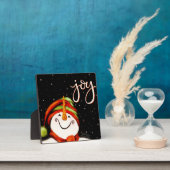 Plaque Photo Jote Cute Snowman Noël (Insitu)