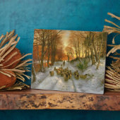 Plaque Photo Joué avec des nuances d'heures du soir (Côté)