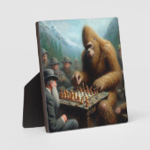 Plaque Photo Jouer aux échecs (Recto)