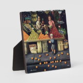 Plaque Photo Jouet et oranges (Recto)