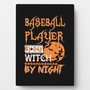 Plaque Photo Joueur De Baseball Par Sorcière De Jour Par Hallow