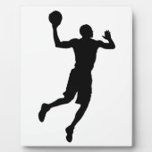 Plaque Photo Joueur de basket-ball Pop Art Silhouette (Devant)