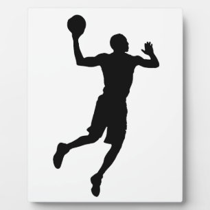 Plaque Photo Joueur de basket-ball Pop Art Silhouette