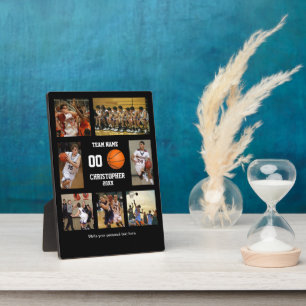 Plaque Photo Joueur de collage photo de basket-ball personnalis
