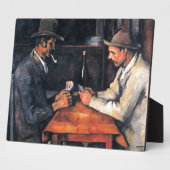 Plaque Photo Joueurs de cartes Paul Cezanne Peinture Art (Côté)