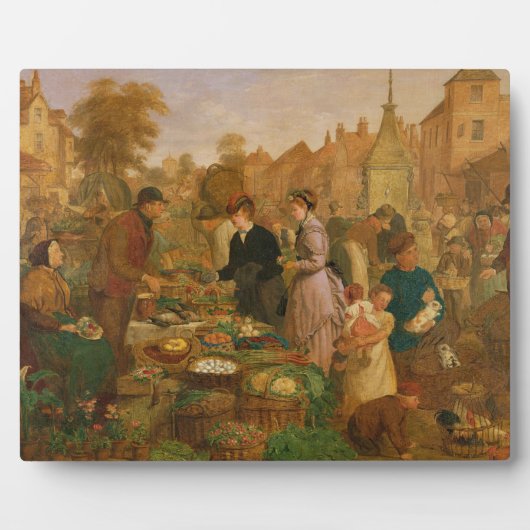 Plaque Photo Jour du marché (Devant)