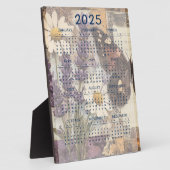 Plaque Photo Journal Vintage floral Junk 2025 (Côté)