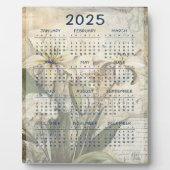 Plaque Photo Journal Vintage floral Junk 2025 (Devant)