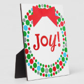 Plaque Photo Joy Wreath (Côté)