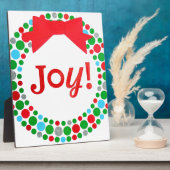 Plaque Photo Joy Wreath (Côté)