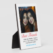 Plaque Photo Joyeuse fête de l'amitié Photo (Côté)